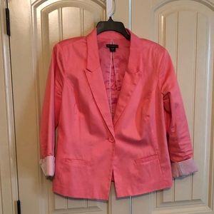 Metaphor Coral one button blazer